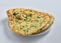 Garlic Nan, A delicious Indian flat bread baked in clay oven