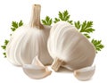 Garlic with parsley.