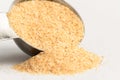 Garlic Powder Spilled from a Teaspoon Royalty Free Stock Photo