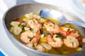 Garlic prawns Royalty Free Stock Photo