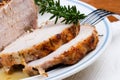 Garlic Rosemary Roast Pork Royalty Free Stock Photo