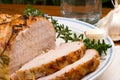 Garlic Rosemary Roast Pork Royalty Free Stock Photo