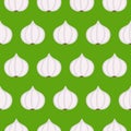 Garlic seamless pattern