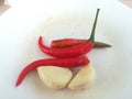 Garlic and Thailand chili