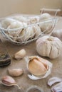 Garlic whole and cloves