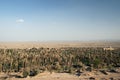 Garmeh oasis landscape in iran desert Royalty Free Stock Photo