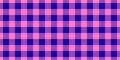 Garment seamless textile check, korean pattern tartan vector. Anniversary plaid background texture fabric in pink and indigo