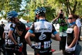 Garmin Cervelo Team with Soigneur Royalty Free Stock Photo