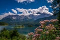 Garmisch-Partenkirchen - View to Lake Eib, Bavaria, Germany Royalty Free Stock Photo