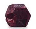 Garnet (Almandine) crystal Royalty Free Stock Photo