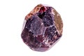 garnet mineral stone on a white background Royalty Free Stock Photo