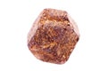 Garnet mineral stone on a white background Royalty Free Stock Photo