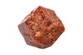 Garnet mineral stone on a white background Royalty Free Stock Photo