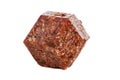 Garnet mineral stone on a white background Royalty Free Stock Photo