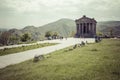 Garni, ARMENIA - May 02,2016 : Ancient Garni pagan Temple, the h