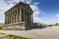 Garni, ARMENIA - May 02,2016 : Ancient Garni pagan Temple, the h