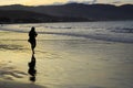 Garopaba beach in autumn