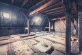 garret, attic loft / roof construction