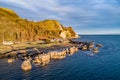 Garron Point at Atlantic coast in Northern Ireland, UK Royalty Free Stock Photo