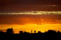 Garry Point Steveston Sunset Richmond Royalty Free Stock Photo