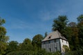 Gartenhaus von Goethe in Weimar im Park an der Ilm am Morgen Royalty Free Stock Photo
