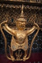 A garuda fairy, on Wat prakeaw temple, in Bangkok, Thailand. Royalty Free Stock Photo