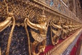 A garuda fairy, on Wat prakeaw temple, in Bangkok, Thailand. Royalty Free Stock Photo