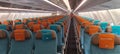 Garuda Indonesia a330-900 onboard Royalty Free Stock Photo
