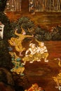 Garuda Painting in Royal Palace, Bangkok, Thailand