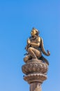 Garuda statue at Patan dubar square Royalty Free Stock Photo