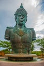 Garuda Wisnu Kencana Cultural Park, huge sculpture of Vishnu Statue. Bali. Indonesia. Royalty Free Stock Photo