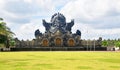 Garuda Wisnu Kencana statue at Bung Karno Park, with beautiful blue sky during nice weather Royalty Free Stock Photo