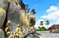 Garuda Wisnu Kencana statue at Bung Karno Park, with beautiful blue sky during nice weather Royalty Free Stock Photo