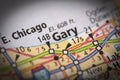 Gary, Indiana on map