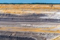 Surface mining in Germany Royalty Free Stock Photo