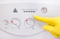 Gas boiler control panel Royalty Free Stock Photo