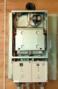 Gas boiler under repair