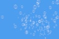 Gas bubbles blue and Isolated Backgrounds 02 Royalty Free Stock Photo