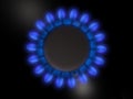 Gas burner Royalty Free Stock Photo