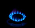 Gas burners Royalty Free Stock Photo
