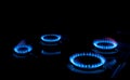 Gas burners Royalty Free Stock Photo