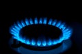 Gas burners Royalty Free Stock Photo