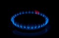 Gas burners Royalty Free Stock Photo