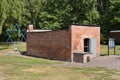 Gas chamber Jewish star nazi concentration camp