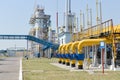Gas compressor station Royalty Free Stock Photo