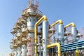 Gas compressor station Royalty Free Stock Photo