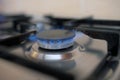 Gas cooker burner Royalty Free Stock Photo