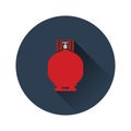 Gas cylinder icon