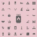 gas cylinder icon. Oil icons universal set for web and mobile Royalty Free Stock Photo