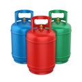 Gas Cylinder Isolated